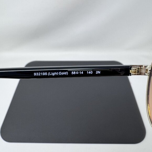 Coach Sunglasses HC 7077 (L1015) Frames 932195 (Light Gold) 58 [] 14 140 - Picture 6 of 12